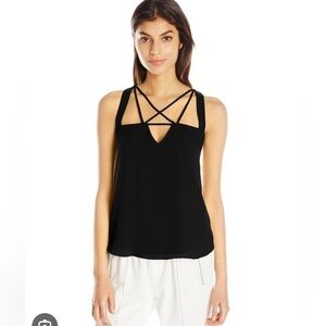 BCBG "RAELYN" black size small top